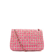 Picture of Chanel Shoulder Bag Classic Double Flap - Large in Pink, Tweed