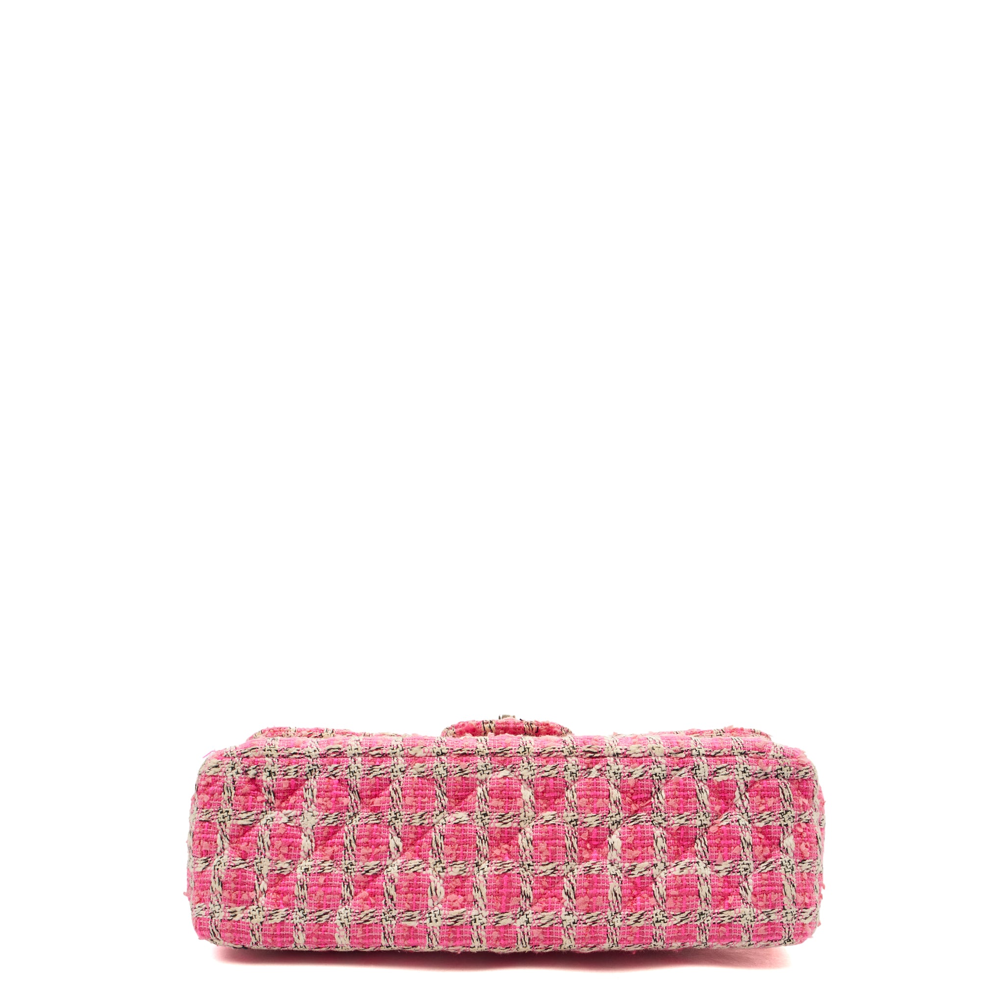 Chanel Shoulder Bag Classic Double Flap - Large in Pink, Tweed