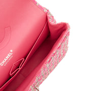 Picture of Chanel Shoulder Bag Classic Double Flap - Large in Pink, Tweed