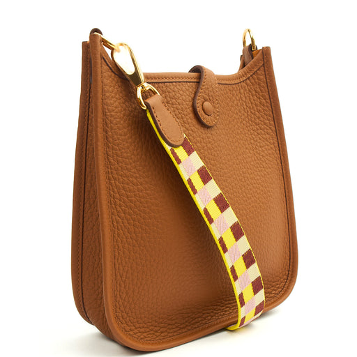 Picture of Hermes Cross Body Evelyne 16 in Gold, Togo Leather