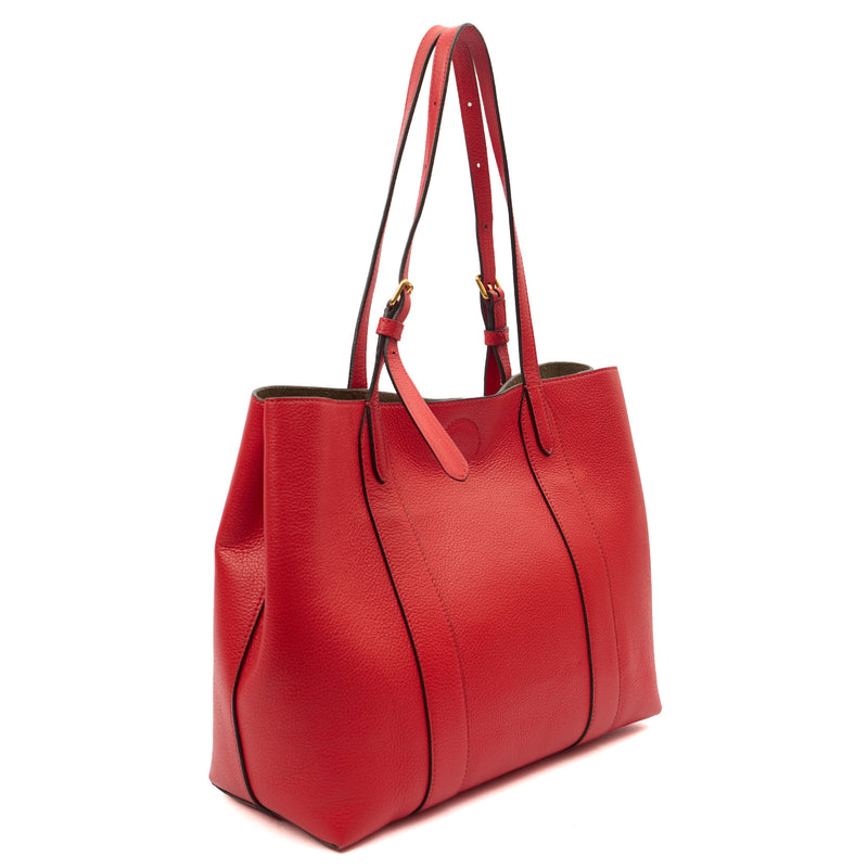 Picture of Mulberry Tote Bayswater Tote - Small in Red, Calfskin Leather