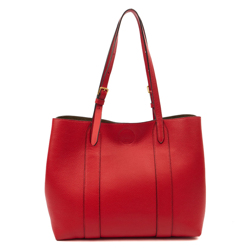 Picture of Mulberry Tote Bayswater Tote - Small in Red, Calfskin Leather