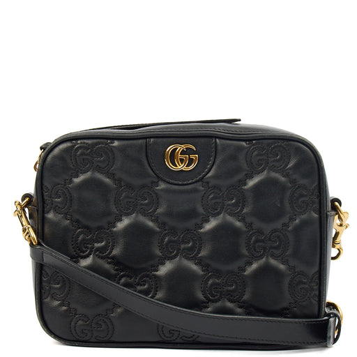 Picture of Gucci Cross Body GG Matelasse Small in Black, Leather