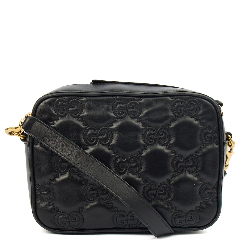Picture of Gucci Cross Body GG Matelasse Small in Black, Leather