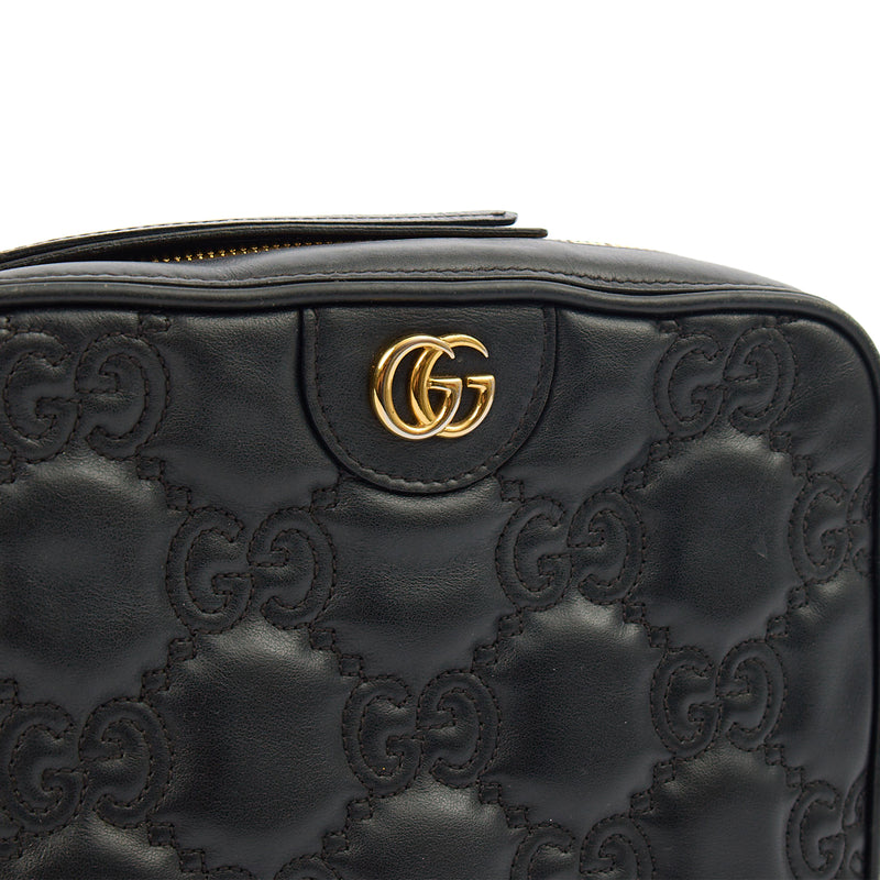 Picture of Gucci Cross Body GG Matelasse Small in Black, Leather