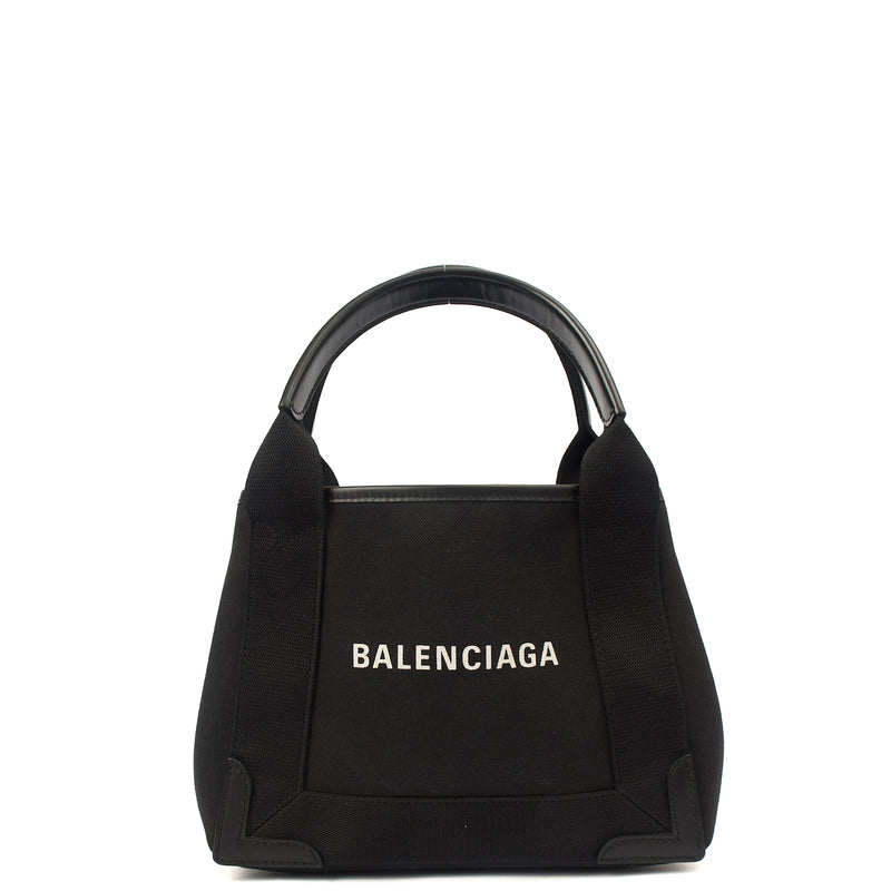 Picture of Balenciaga Tote Cabas XS in Black, Fabric