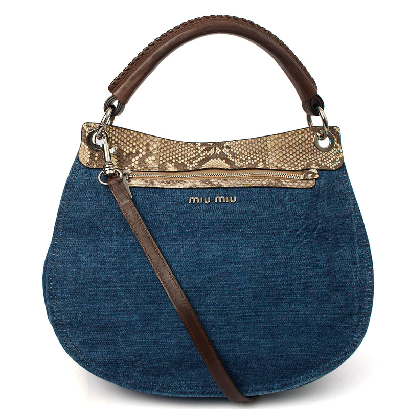 Picture of Miu Miu Shoulder Bag Shoulder Bag in Neutral, Exotic Effect Leather