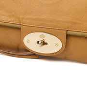 Picture of Mulberry Clutch Postman's Lock Clutch in Deer Brown, Leather