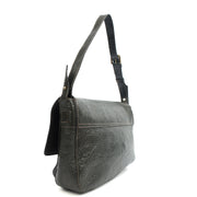 Picture of Mulberry Satchel Bayswater - Oversized Clutch in Grey, Patent Leather