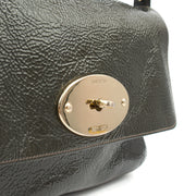 Picture of Mulberry Satchel Bayswater - Oversized Clutch in Grey, Patent Leather