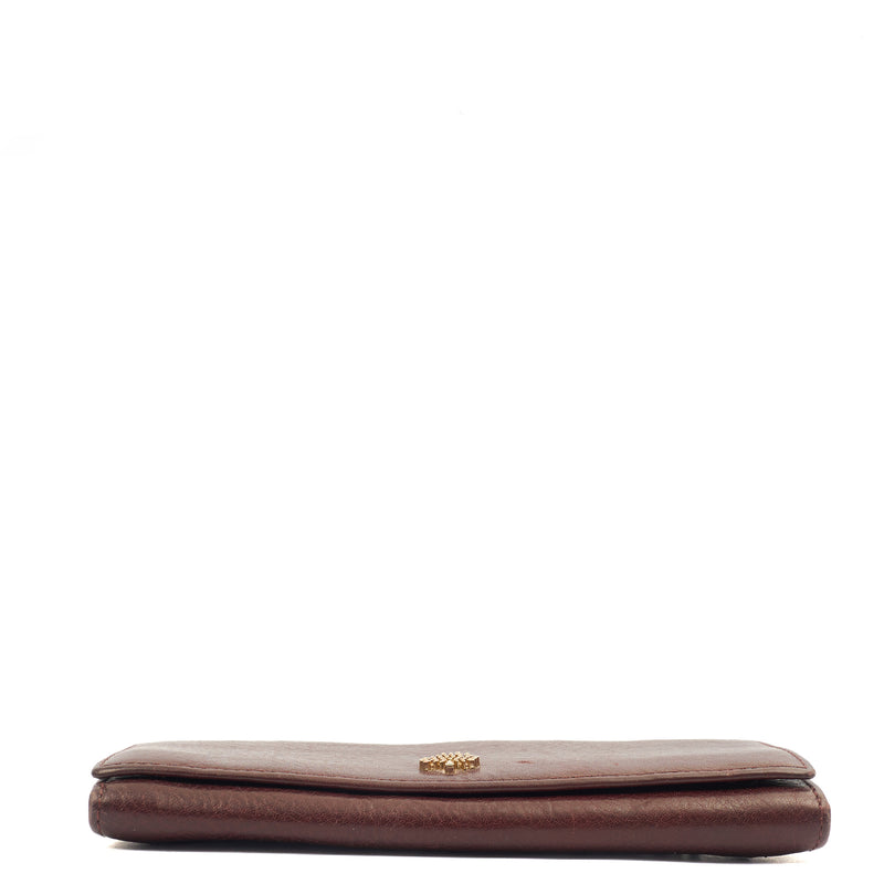 Picture of Mulberry Purse Wallet in Oxblood, Leather