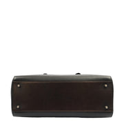 Picture of Aspinal of London Top Handle Brook Street  in Black, Leather