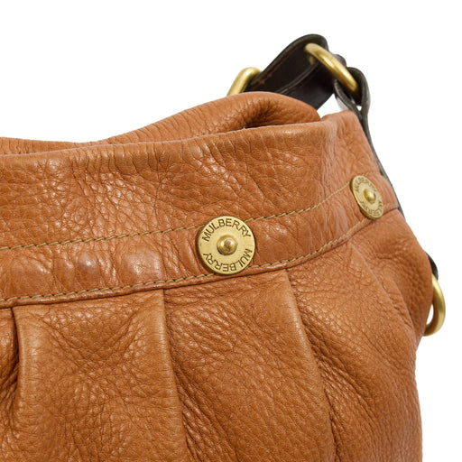 Picture of Mulberry Tote Mitzy Tote in Oak, Calfskin Leather