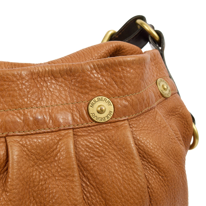 Picture of Mulberry Tote Mitzy Tote in Oak, Calfskin Leather