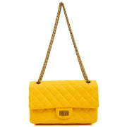 Picture of Chanel Shoulder Bag 2.55 Reissue - Medium in Yellow, Fabric
