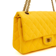 Picture of Chanel Shoulder Bag 2.55 Reissue - Medium in Yellow, Fabric
