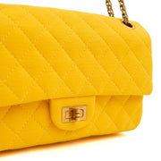 Picture of Chanel Shoulder Bag 2.55 Reissue - Medium in Yellow, Fabric