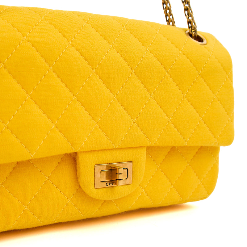 Picture of Chanel Shoulder Bag 2.55 Reissue - Medium in Yellow, Fabric