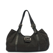 Picture of Fendi Shoulder Bag Zucca Tote in Black, Fabric