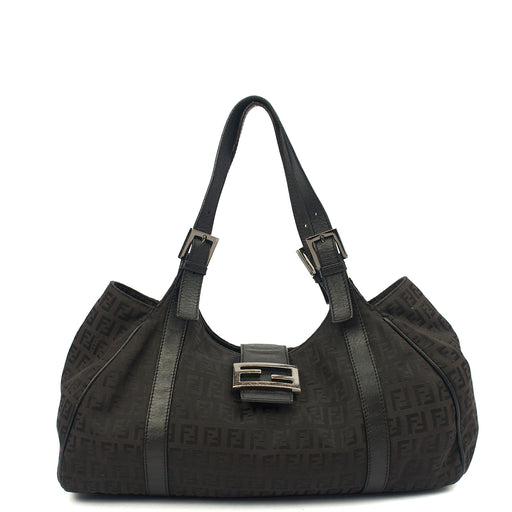 Picture of Fendi Shoulder Bag Zucca Tote in Black, Fabric