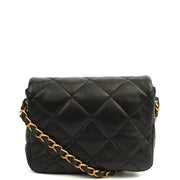 Picture of Chanel Cross Body Round Crossbody in Black, Lambskin Leather