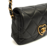 Picture of Chanel Cross Body Round Crossbody in Black, Lambskin Leather