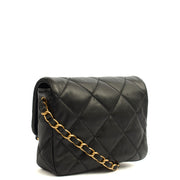 Picture of Chanel Cross Body Round Crossbody in Black, Lambskin Leather