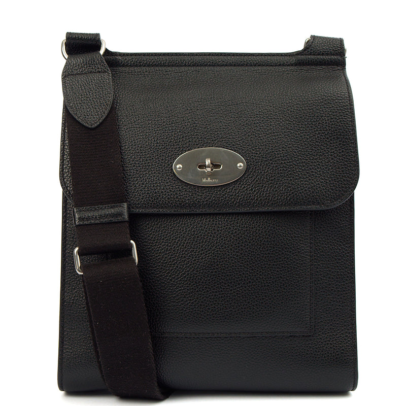 Picture of Mulberry Cross Body Antony in Black, Leather