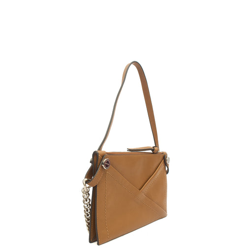 Picture of Mulberry Shoulder Bag M Zipped Pouch in Brown, Leather
