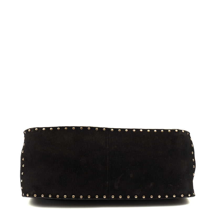 Picture of Celine Tote Boogie Bag in Black, Suede