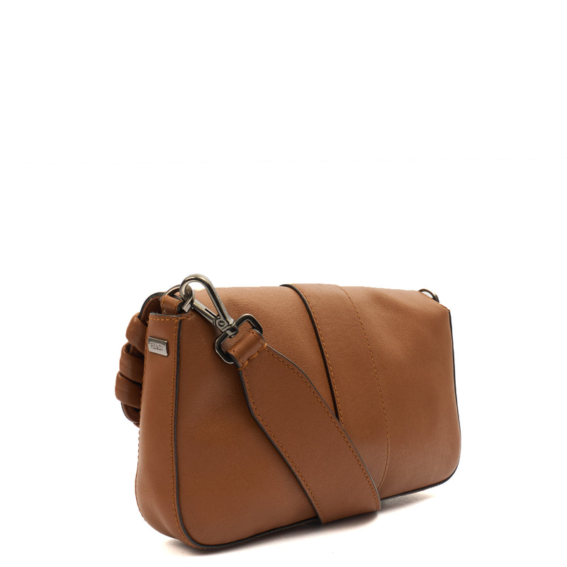 Picture of Fendi Shoulder Bag Baguette in Brown, Leather