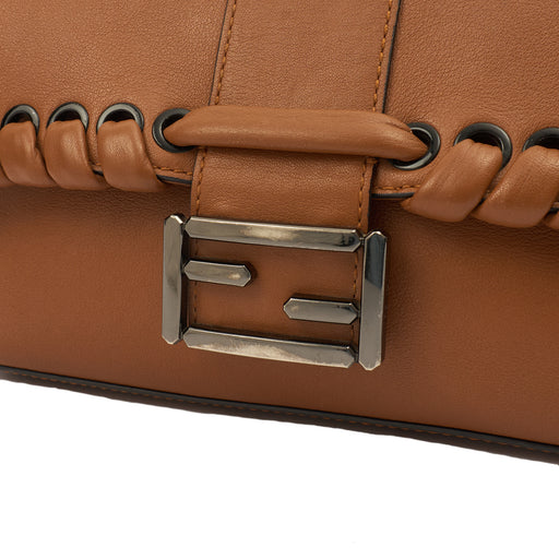 Picture of Fendi Shoulder Bag Baguette in Brown, Leather