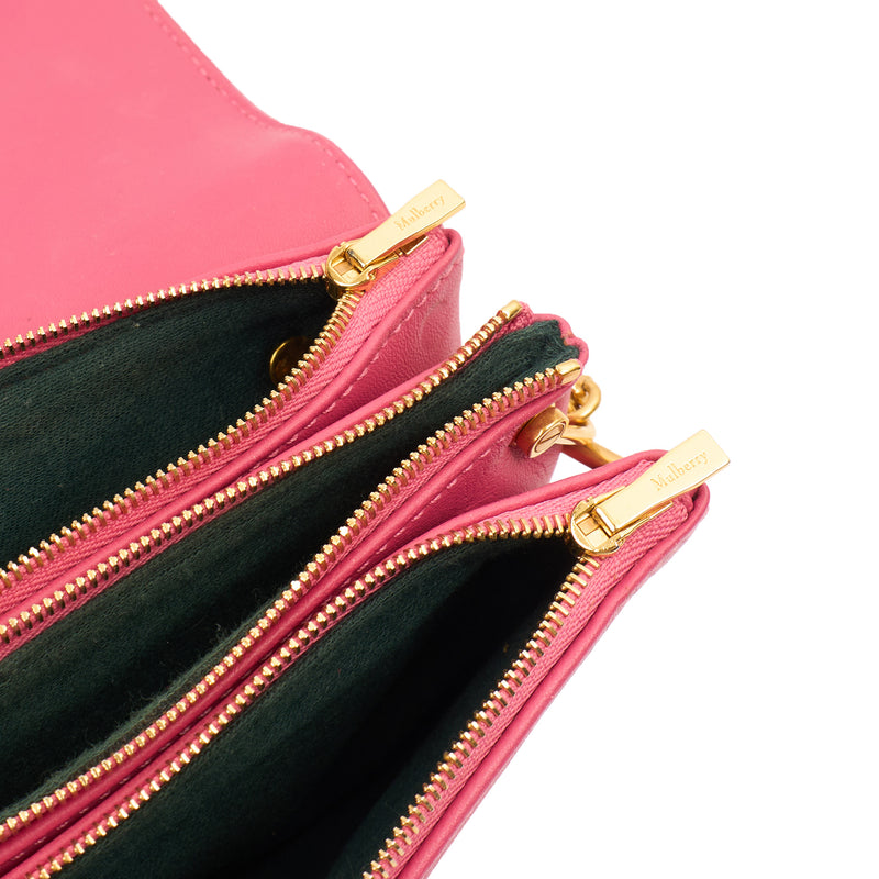 Picture of Mulberry Cross Body Clifton- Small in Candy Pink, Leather