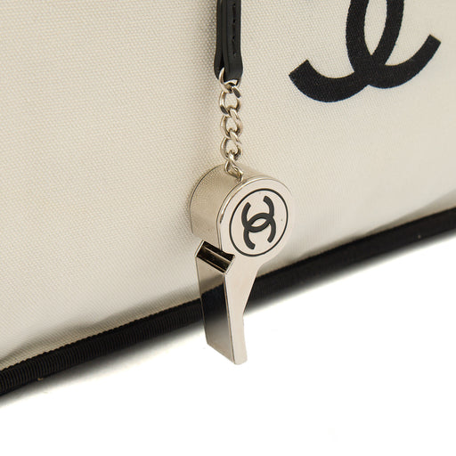 Picture of Chanel Tote Ladies First Shopping Tote in White, Canvas