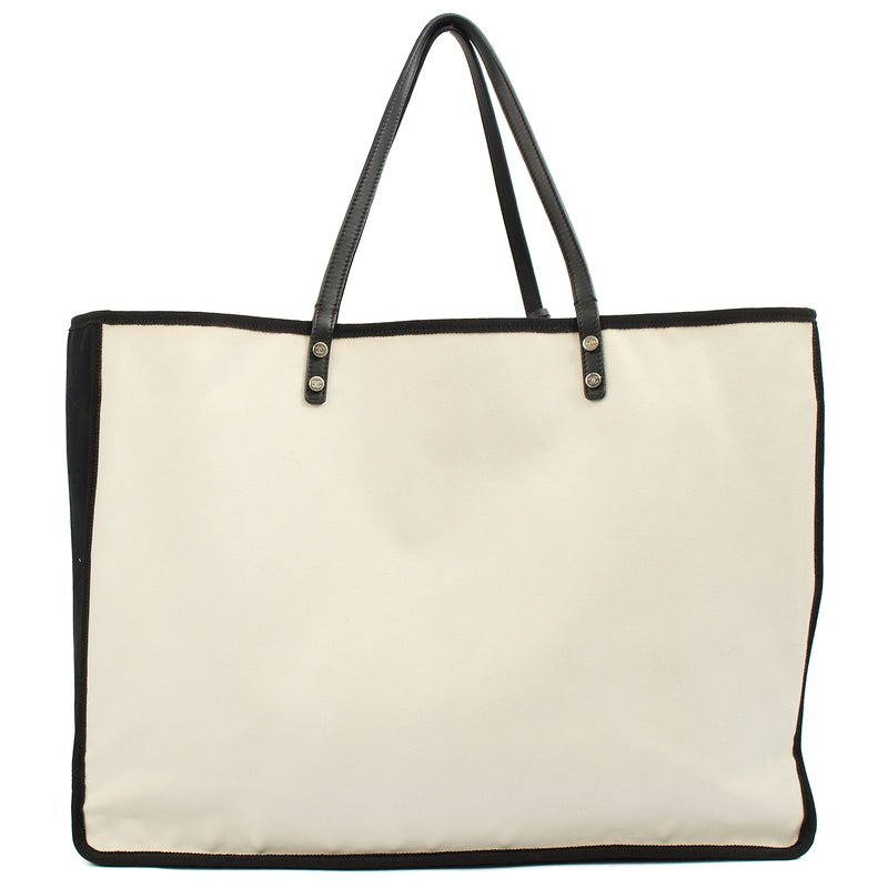 Picture of Chanel Tote Ladies First Shopping Tote in White, Canvas