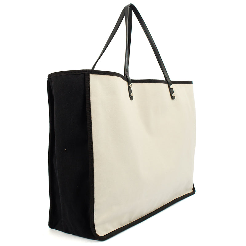 Picture of Chanel Tote Ladies First Shopping Tote in White, Canvas