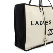 Picture of Chanel Tote Ladies First Shopping Tote in White, Canvas