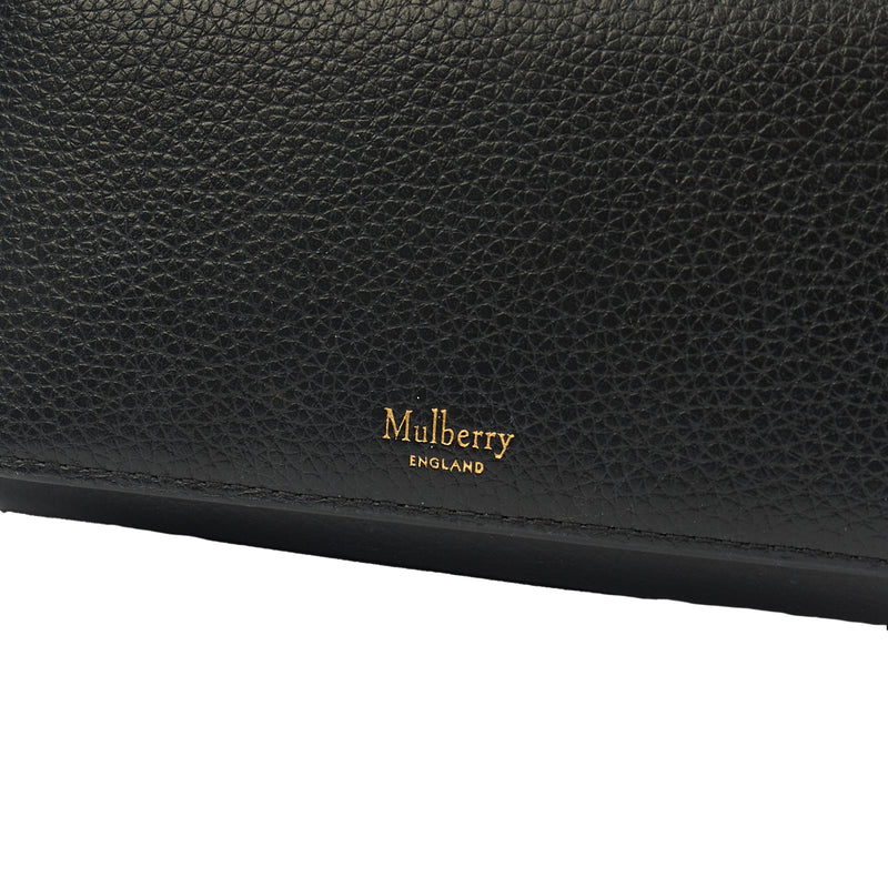 Picture of Mulberry Wallet Continental Wallet  in Black, Calfskin Leather