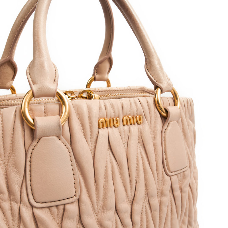 Picture of Miu Miu Tote Tote in Pink, Leather
