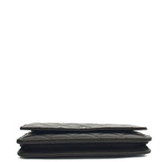 Picture of Chanel Cross Body Wallet on Chain in Black, Lambskin Leather