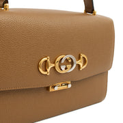 Picture of Gucci Cross Body Zumi Shoulder Bag in Brown, Leather