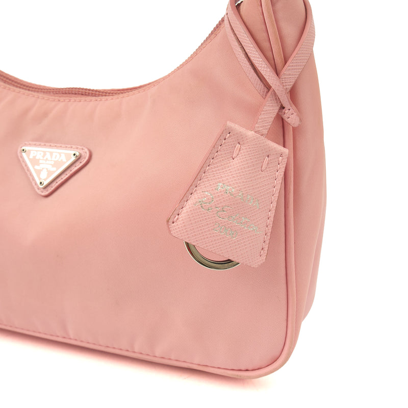 Picture of Prada Mini Bag Re-edition 2000 Nylon Mini Bag in Pink, Nylon