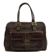Picture of Anya Hindmarch Shoulder Bag Shoulder Bag in Brown, Exotic Effect Leather