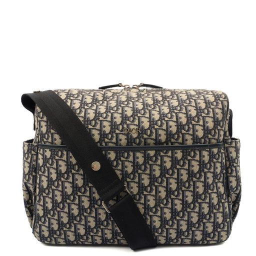 Picture of Christian Dior Tote Tote in Blue, Dior Oblique Embroidery