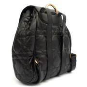 Picture of Christian Dior Backpack Caro Backpack in Black, Cannage Quilted Lambskin