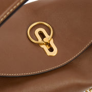 Picture of Mulberry Top Handle Leighton in Amber, Calfskin Leather