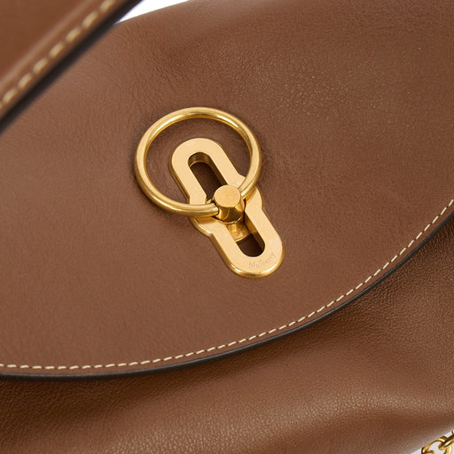 Picture of Mulberry Top Handle Leighton in Amber, Calfskin Leather