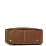 Picture of Mulberry Top Handle Leighton in Amber, Calfskin Leather