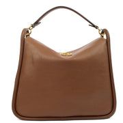 Picture of Mulberry Top Handle Leighton in Amber, Calfskin Leather