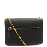 Picture of Mulberry Cross Body Darley in Black Forest, Calfskin Leather